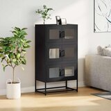  Visoka ploča crna 68x39x123 cm čelik | shoptok.hr