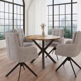 Bessagi Home Jedilna Miza Gemma, Barva Akacije, Ø 100cm | Shoptok.si