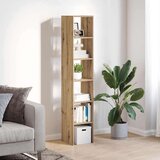 vidaXL Knjižne omare 2 kosa zložljiva artisan 30x30x80 cm inž. les | Shoptok.si