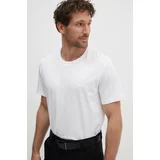Boss Bombažna kratka majica moška, bela barva, 50475294