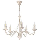  Luster na lancu ANTON 5xE14/60W/230V bela patina | Eponuda.com