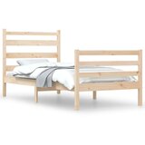 The Living Store Posteljni okvir iz trdne borovine 90x200 cm - Posteljni Okvir, (21524205) | Shoptok.si