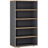 MID.YOU REGAL ZA ČEVLJE antracit, medeni hrast | Shoptok.si