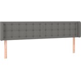  LED uzglavlje tamnosivo 183x16x78/88 cm od tkanine | shoptok.hr