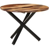  Blagovaonski stol 100 x 100 x 75 cm od drva bagrema s premazom | shoptok.hr