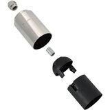  Grla za svjetiljke 2 kom Saten nikal E27 satenski nikal 41 x 80 mm | Shoptok.si