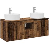  Set ormarića za kupaonicu 3 kom. Staro drvo 49,5 x 44,5 x 65 cm | shoptok.hr