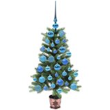  Božićno drvce s 150 LED svjetlima s stalakom Zelena 90 cm PE | shoptok.hr