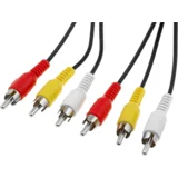 Audio kabal 3xRCA 5m