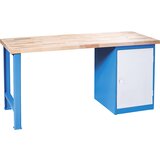  Modularna delovna miza, 1 stoječa omarica z vrati (višina 683 mm), širina 1500 mm | Shoptok.si
