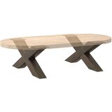  Noge kavne mize v obliki črke X 2 kosa 70x(30-31) cm jeklo, (22095345) | Shoptok.si