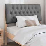  Tapecirani uzglavlje Tamno siva 100 cm Čvrsto borovo drvo | shoptok.hr