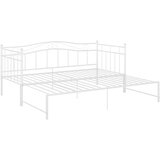 vidaXL Okvir za krevet na razvlačenje bijeli metalni 90 x 200 cm | shoptok.hr