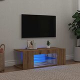 vidaXL TV ormarić s LED svjetlima Artisan hrast 90x39x30 cm Cijene