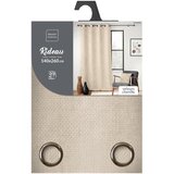 Douceur d intérieur Bež zavesa iz šenilje 140x260 cm Leo – | Shoptok.si