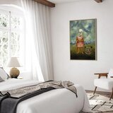  Slika - Frida Kahlo – Girl with Death Mask (She Plays Alone) 40x60 U prirodnom drvenom okviru | shoptok.hr
