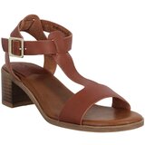 Kickers Sandali & Odprti čevlji Kick Volga Cuir Femme Marron Kostanjeva | Shoptok.si