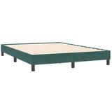 Box spring postelja brez vzmetnico temno zelena 140x210cm žamet, (21792038) | Shoptok.si