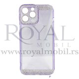  futrola clear cirkon za iphone 14 plus (6.7) ljubicasta Cene