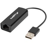 Lanberg NC-0100-01 cable interface/gender adapter USB-A RJ-45 Black | shoptok.hr
