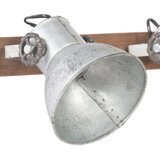  Stenska svetilka srebrna 45x25 cm E27 | Shoptok.si