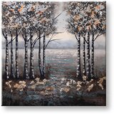  Naslikana slika na platnu drevesa 1-delna 70x70 cm CFAZH5186E1 () Cijene