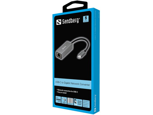 Sandberg USB-C Gigabit Network Adapter | shoptok.hr