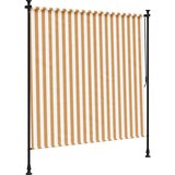  Vanjska roleta narančasto-bijela 200x270 cm od tkanine i čelika | Eponuda.ba