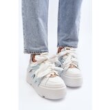 Zazoo Blue Chunky Platform Sneakers | Shoptok.si