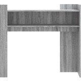  Konzolni stol siva boja hrasta 100x35x90 cm konstruirano drvo | shoptok.hr
