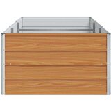  Povišena gredica - Vrtna gredica Svijetlosmeđa 240 x 80 x 45 cm | shoptok.hr
