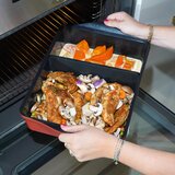 Cookut Pekač s separatorjem Incredible 39x26,5cm / rdeč / aluminij, (5000198164) | Shoptok.si