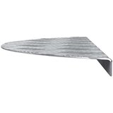  Stepenica Polumjesec 15 pcs Srebrno 60 x 18 x 2,5 cm Aluminij | shoptok.hr