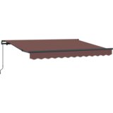  Skrovita tenda Smeđa i antracit 350x200 cm 350 x 200 cm | shoptok.hr
