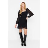 Trendyol Black Square Collar Dress | shoptok.hr