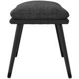  Stolček za noge temno siv 45x29,5x35 cm blago in umetno usnje, (20818591) | Shoptok.si