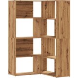Furnova Kotna knjižna omara 4-nadstropna artisan hrast 85x85x140 cm, (21950721) | Shoptok.si