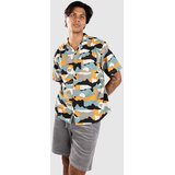 Passenger Cove Textured Organic Cotton Srajca vista patchwork arctic Cene