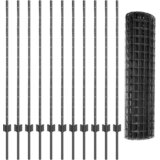 Euro ograda s postom 25 x 1,2 m Čelik premazan PVC-om Siva | Eponuda.com