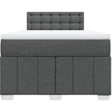  Krevet box spring s madracem tamnosivi 120 x 190 cm tkanina | shoptok.hr