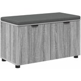  Klupa za hodnik s jastukom Sivi Sonoma 80 x 38 x 46 cm | Eponuda.ba