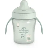Wonderland Learning Cup otroški lonček Green 200 ml