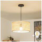  Brilagi - LED luster na sajli CERIA BOHO 1xE27/40W/230V, prečnik 25 cm, od bambusa | Eponuda.com