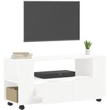 TV ormarić bijeli 102 x 34,5 x 43 cm od konstruiranog drva | shoptok.hr