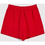 Marisse Red Cotton Shorts | Shoptok.si
