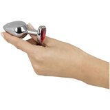 Igrače You2Toys - Diamond - 85g aluminijski analni dildo (srebrno-crveni) | shoptok.hr
