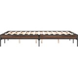  Okvir kreveta boja hrasta 120x200 cm konstruirano drvo i metal | shoptok.hr