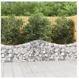  Lučne gabionske košare 7 kom 200x30x60/80 cm pocinčano željezo | shoptok.hr