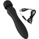 XouXou električni vibrator za masažu na baterije (crni) | shoptok.hr