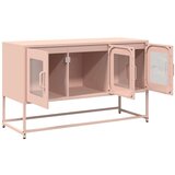 vidaXL TV omarica roza 100,5x39x60,5 cm Hladno valjano jeklo | Shoptok.si
